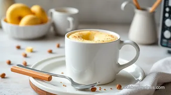 Microwave Vanilla Mug Cake in 1 Minute