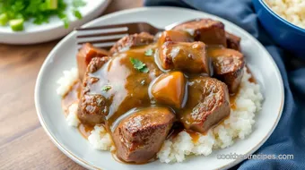 Slow Cooked Cube Steak with Savory Gravy