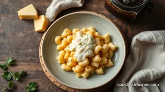 Bake Elbow Macaroni with Creamy Cheese