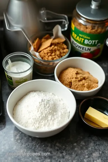 3-Ingredient Einkorn Cookies with Melted Butter ingredients