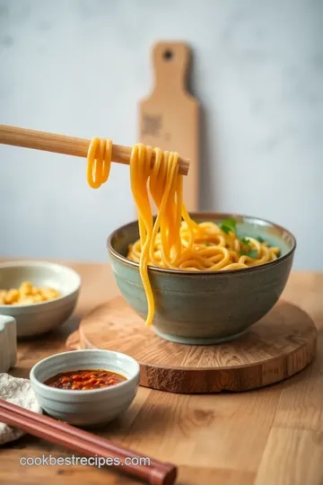 5-Minute Miso Butter Noodles Delight presentation