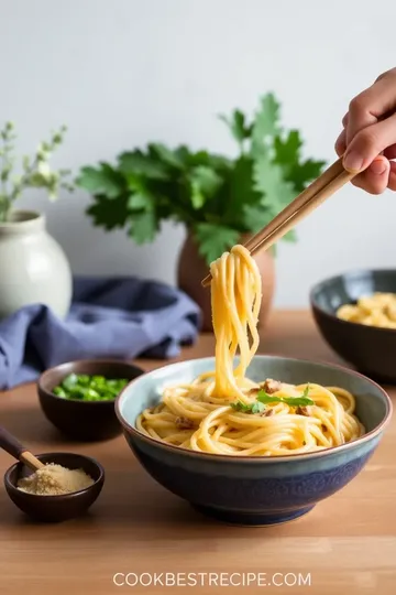 5-Minute Miso Butter Noodles Delight