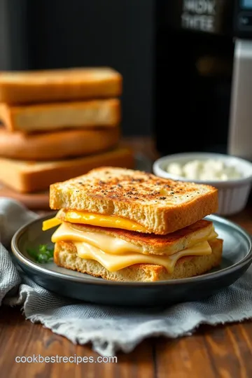 Air Fryer Grilled Cheese Sandwiches presentation