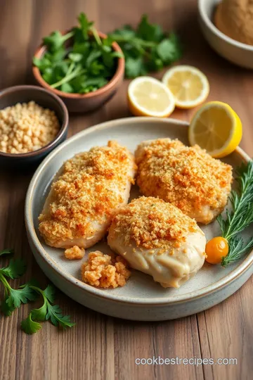 Air Fryer Parmesan Crusted Chicken ingredients