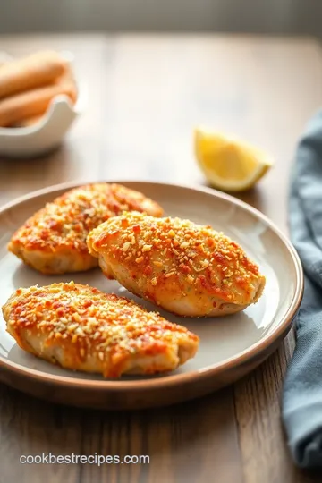 Air Fryer Parmesan Crusted Chicken steps