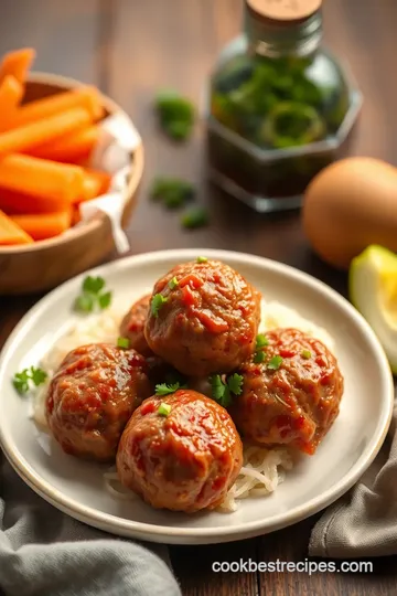 Juicy Air Fryer Meatballs ingredients