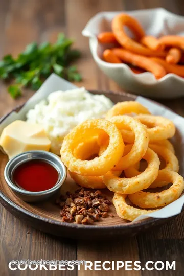 Air Fryer Onion Rings - Extra Crispy Delight ingredients