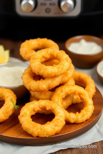 Air Fryer Onion Rings - Extra Crispy Delight presentation