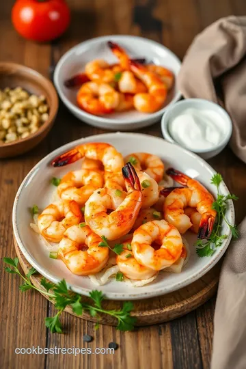 Air Fryer Shrimp with Flavor Explosion presentation