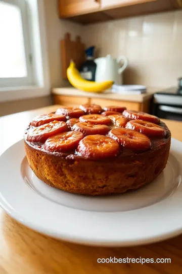 Banana Upside Down Cake steps