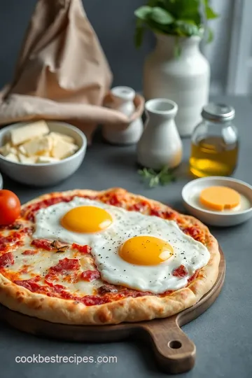 Scrambled Egg Breakfast Pizza Delight ingredients