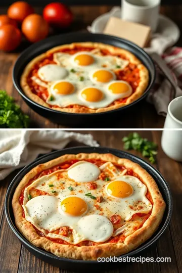 Scrambled Egg Breakfast Pizza Delight steps