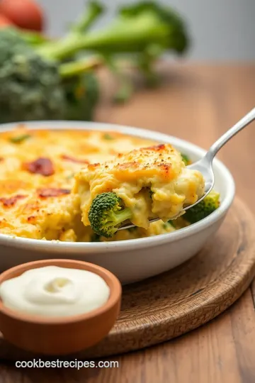 Bake Broccoli Casserole: Cheesy & Creamy Delight presentation