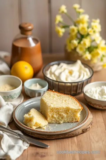 Buttermilk Pound Cake ingredients