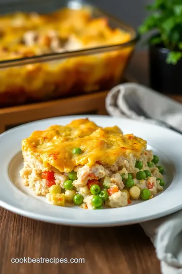 Chicken Pot Pie Casserole presentation