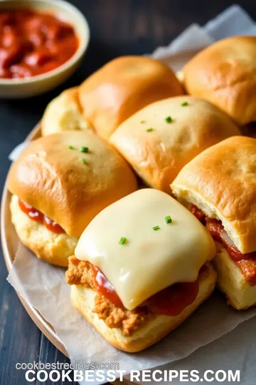 Delicious Chicken Parmesan Slider Bake presentation