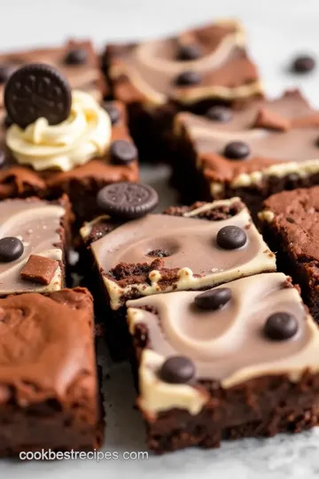 Cookies and Cream Brownies presentation