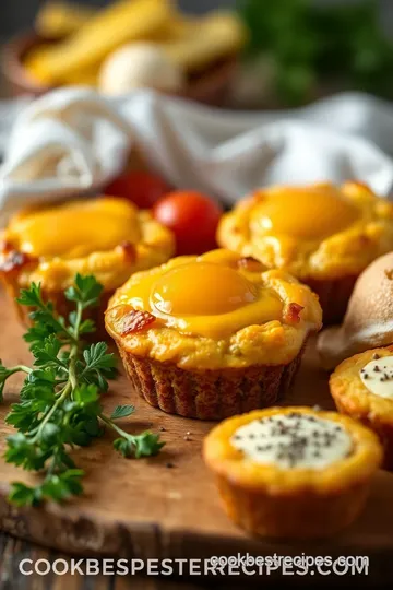 Hash Brown Breakfast Muffins with Ham & Cheese ingredients