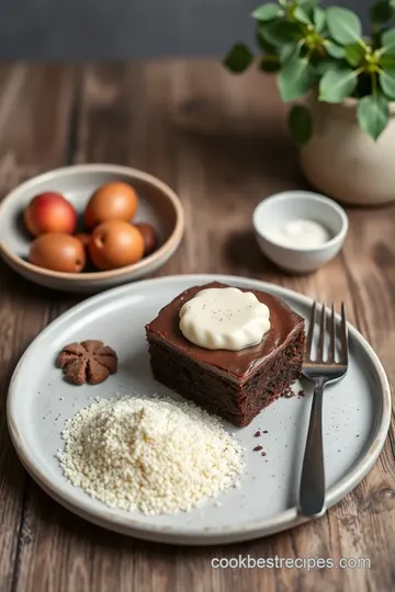 One-Bowl Chocolate Cake ingredients