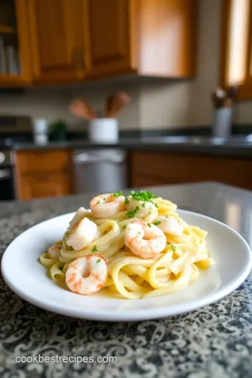 Shrimp Alfredo Bake steps