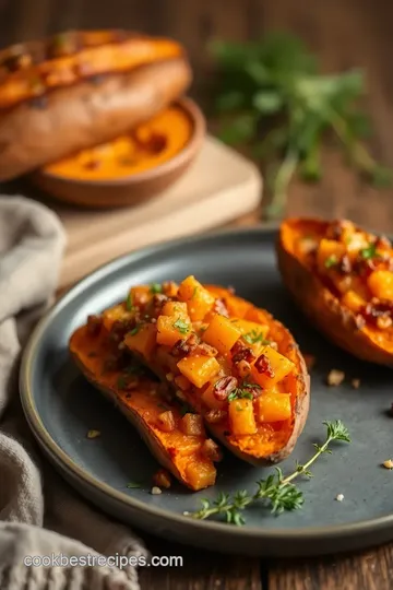 Ultimate Baked Sweet Potato Fries presentation