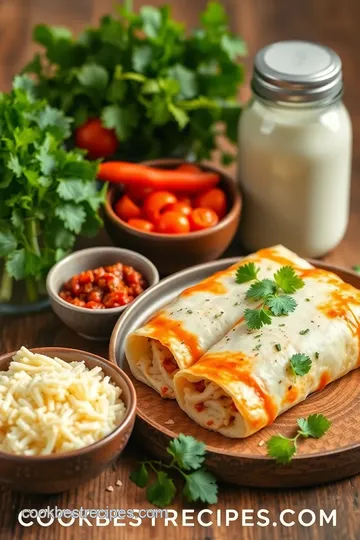 Delicious White Chicken Enchiladas ingredients