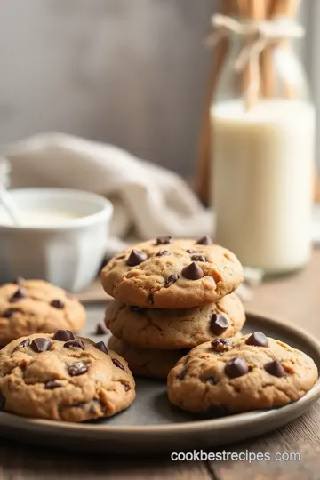 Bakery Style Chocolate Chip Cookies presentation