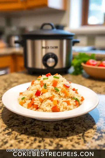 Savory Vegetable Rice Pilaf in a Black and Decker Rice Cooker steps