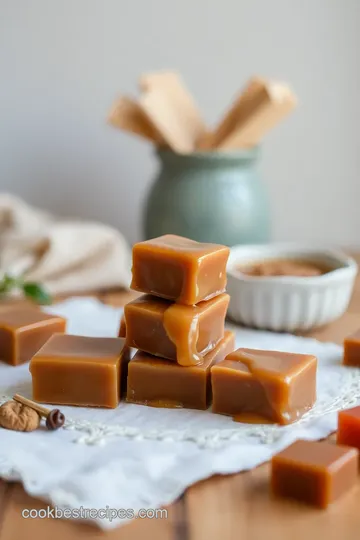 Butter Melt Caramels Delight presentation