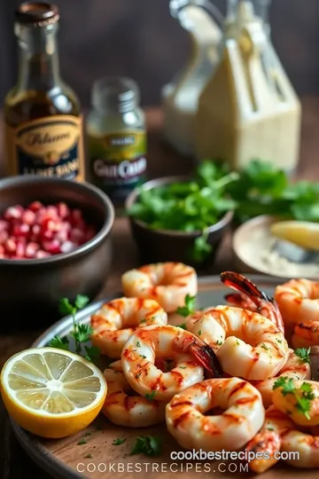 Cajun Garlic Butter Grilled Shrimp Skewers ingredients