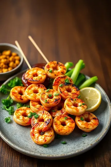 Cajun Garlic Butter Grilled Shrimp Skewers