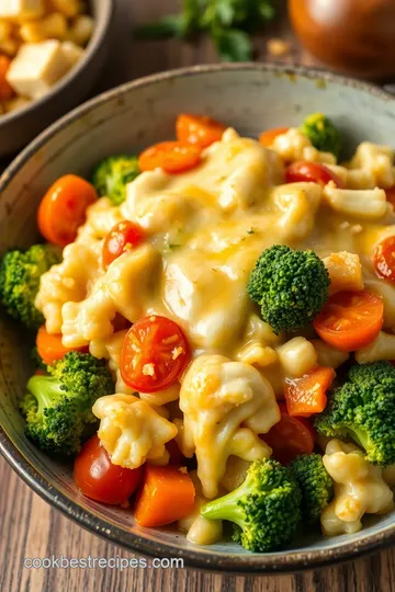 Cheesy Vegetable Medley Bake presentation