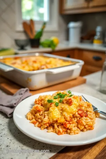 Chicken and Rice Queso Casserole steps