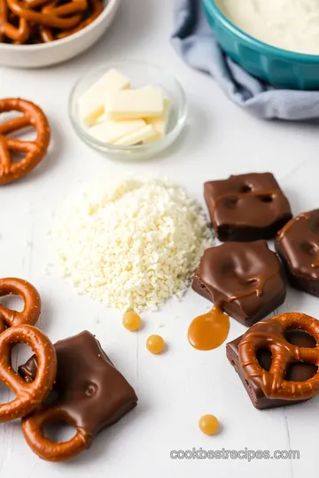 Choco-Caramel Delightful Pretzel Treats ingredients