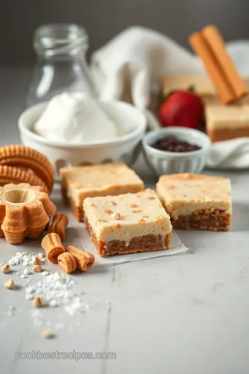 Churro Cheesecake Bars ingredients