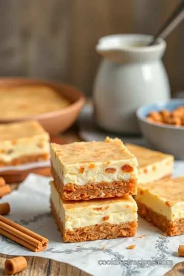 Churro Cheesecake Bars steps