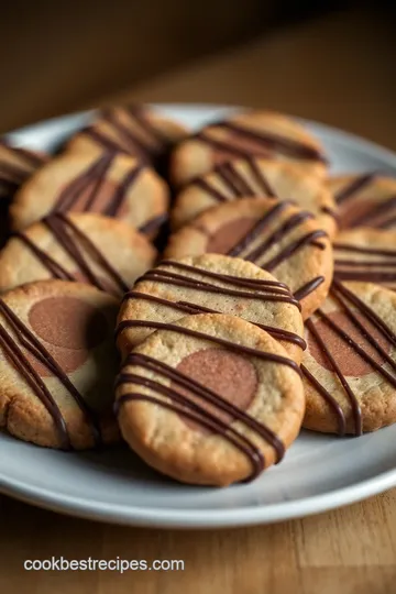 Cocoa Striped Rolled Wafer Cookies presentation