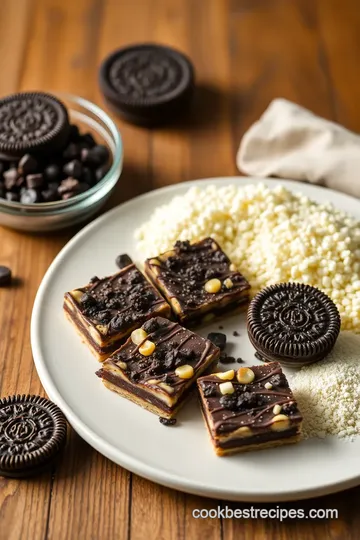 Oreo Cookie Pop Tart Bars ingredients