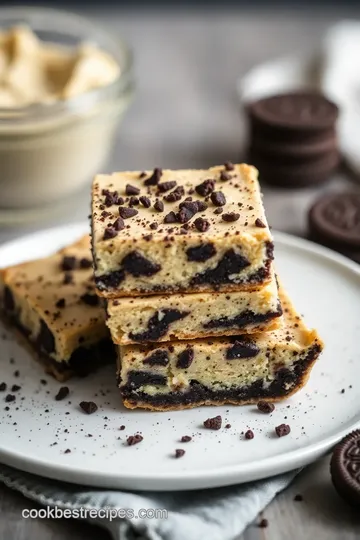 Oreo Cookie Pop Tart Bars steps