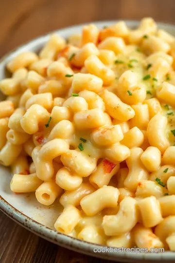 Paula Deen’s Slow Cooker Macaroni and Cheese presentation