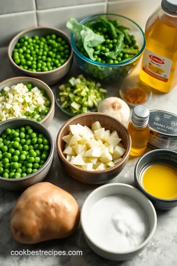 Creamy Induction-Cooked Pea Soup: A Comforting Classic ingredients