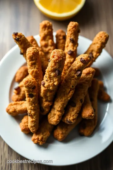 Crispy Cookie Fries with Dipping Sauces presentation