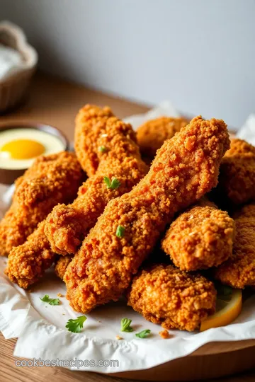 Crispy Southern Chicken Delight presentation