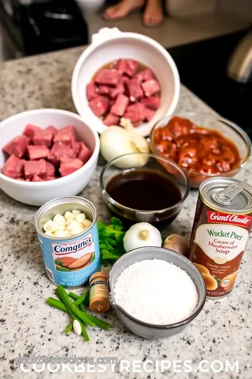 Easy Crock Pot Cube Steak in Rich Gravy ingredients