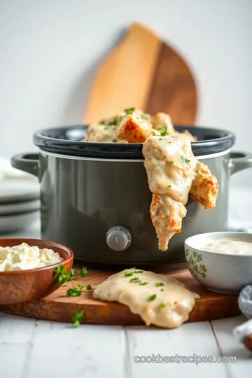 Crockpot Creamy Ranch Chicken Delight presentation