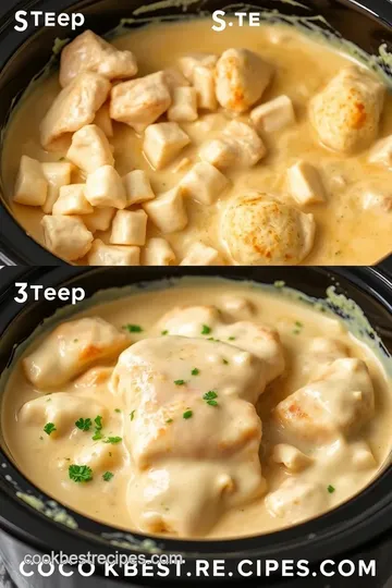 Crockpot Creamy Ranch Chicken Delight steps