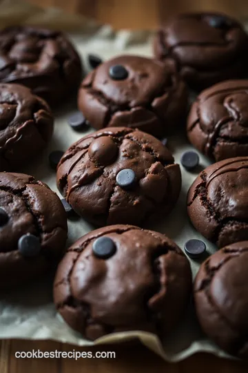 Decadent Ghirardelli Brownie Mix Cookies presentation