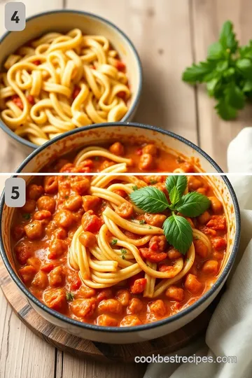 Delicious Copycat Olive Garden Pasta e Fagioli steps