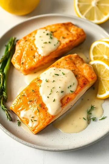 Delicious Lemon Cream Salmon Fillets