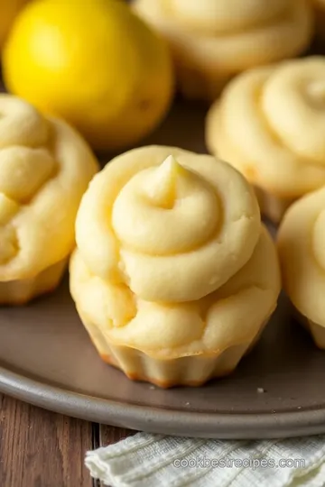 Lemon Cup Cookies Recipe presentation